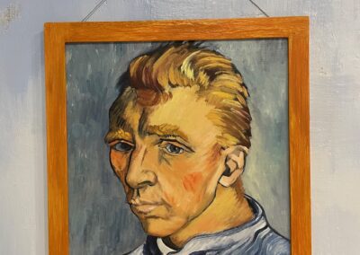 Replica of Van Gogh painting Self Portrait XIV