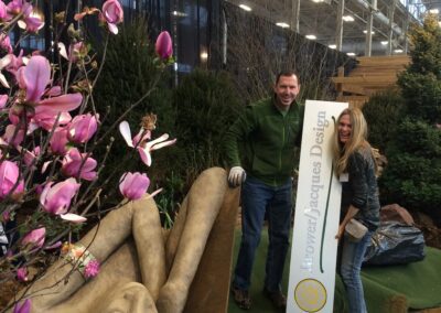 David Orr and Cheryl Jacques at Flower + Patio show