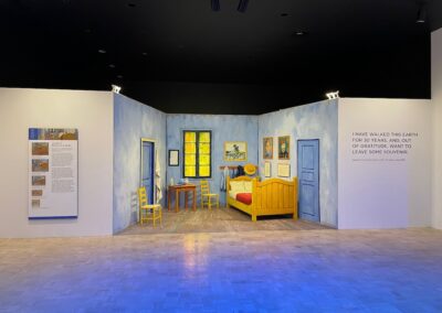 3D set of Van Gogh bedroom