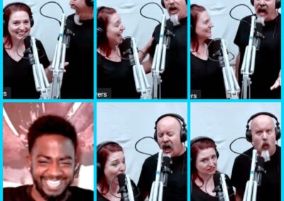 Screenshot collage of host Daniel A. Martin with Roahrig & Powers