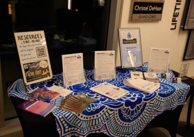 Resource table at FACING GRIEF shows