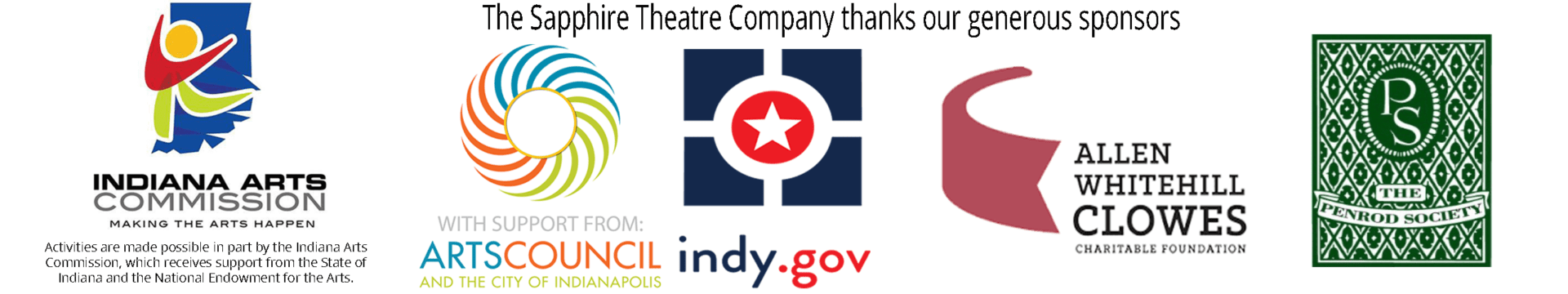 The Sapphire Theatre Company thanks our generous sponsors