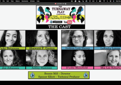 The Turnaway Play cast members' headshots.