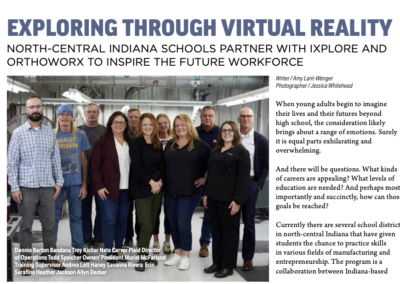 Group of educators in virtual reality workshop
